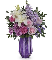 Lavender Whimsy Bouquet from Swindler and Sons Florists in Wilmington, OH